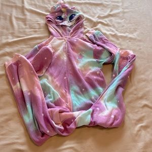 Cat & Jack girls footless onsie pajamas